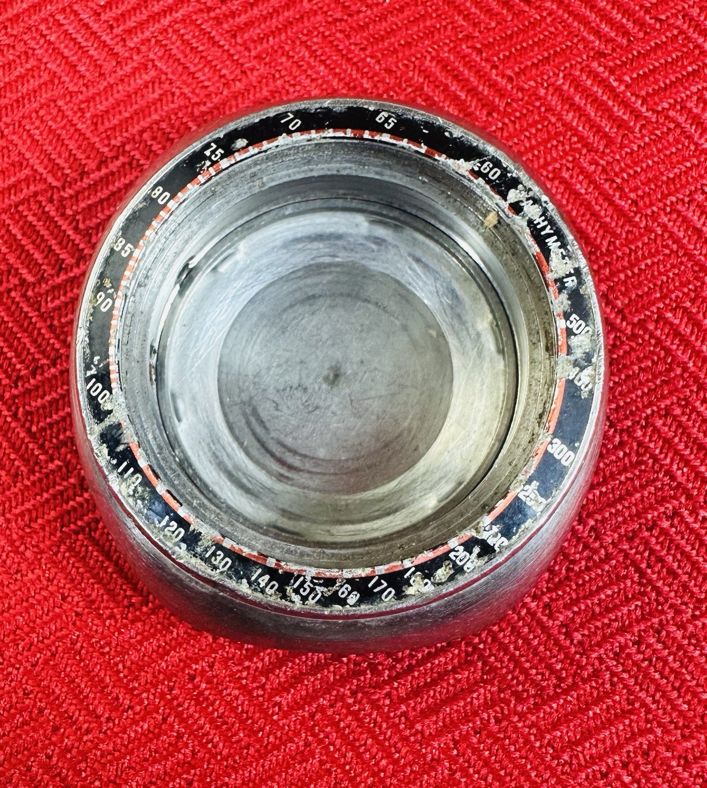 Seiko 6139-6005 Chronograph Case Black Red Tachy Bezel Japan J Watch Part