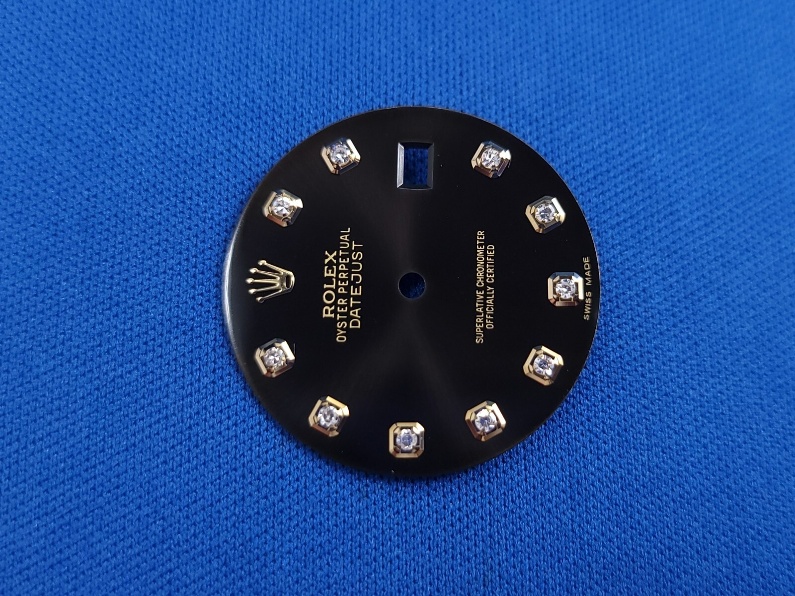 REFINISHED ROLEX 116233(43) DATEJUST BLACK DIAMOND DIAL CAL.3135 W/ HANDS