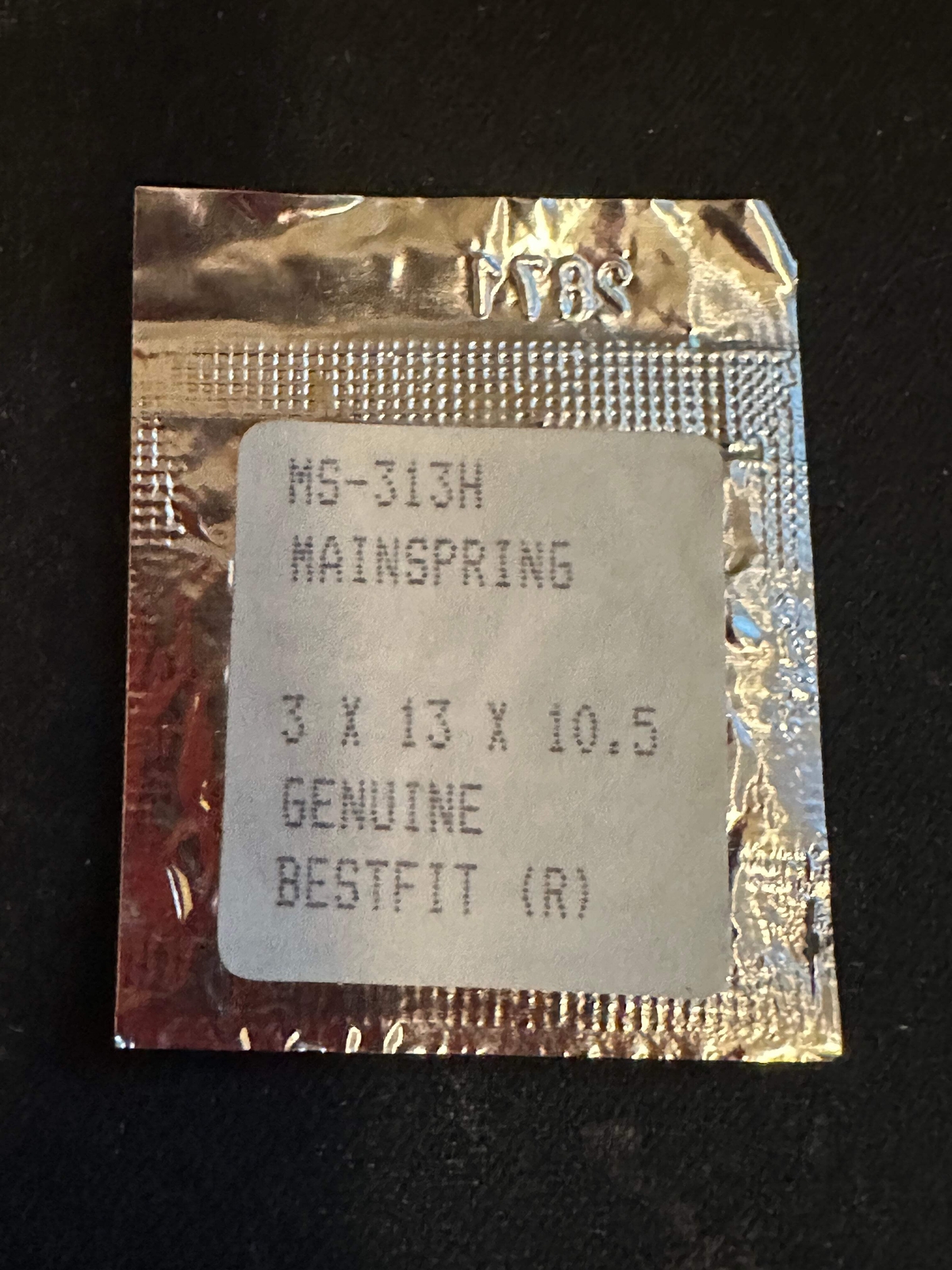 BESTFIT Mainspring 313H for Movado 107, MST 450, 451, Oris 400 – Alloy