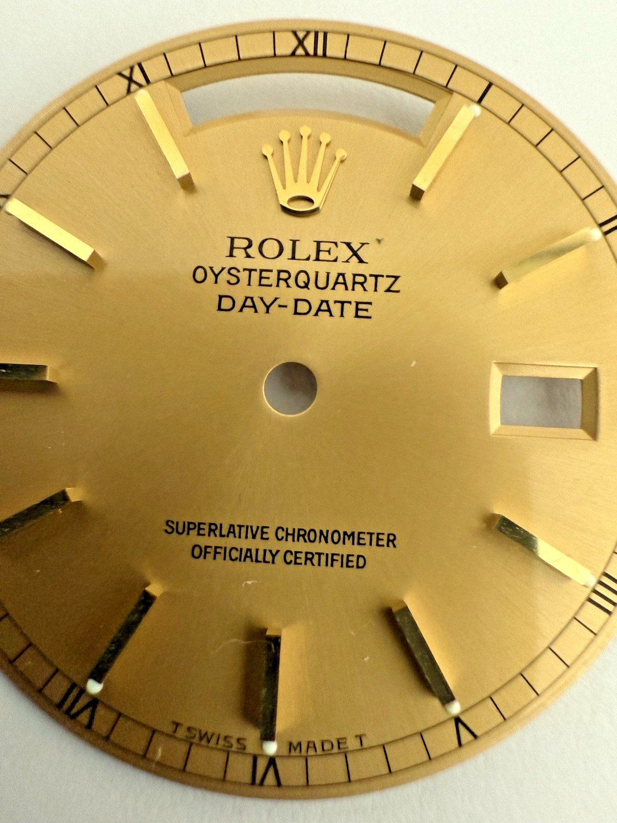 Rolex 19018 Oyster Quartz President Original Champaign Dial