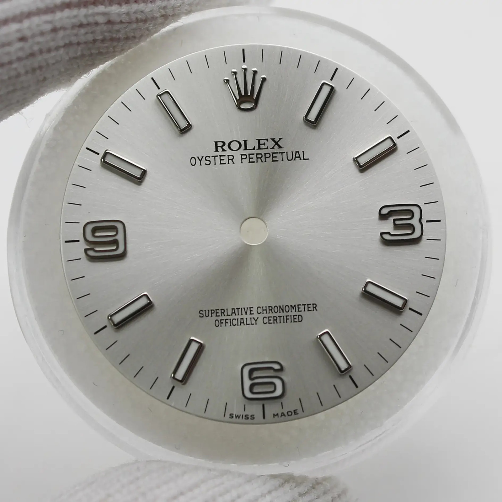 Rolex Oyster Perpetual 36MM Silver Watch Dial 116000