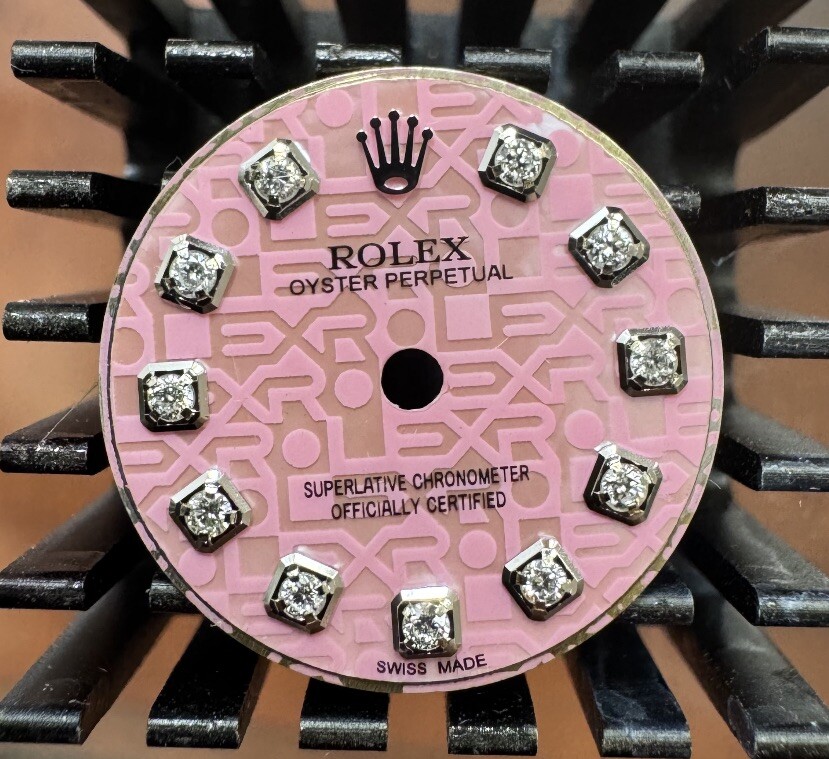 Rolex Oyster Perpertual Ladies Watch Custom MOP Jub Diamond Dial 67193, 67183