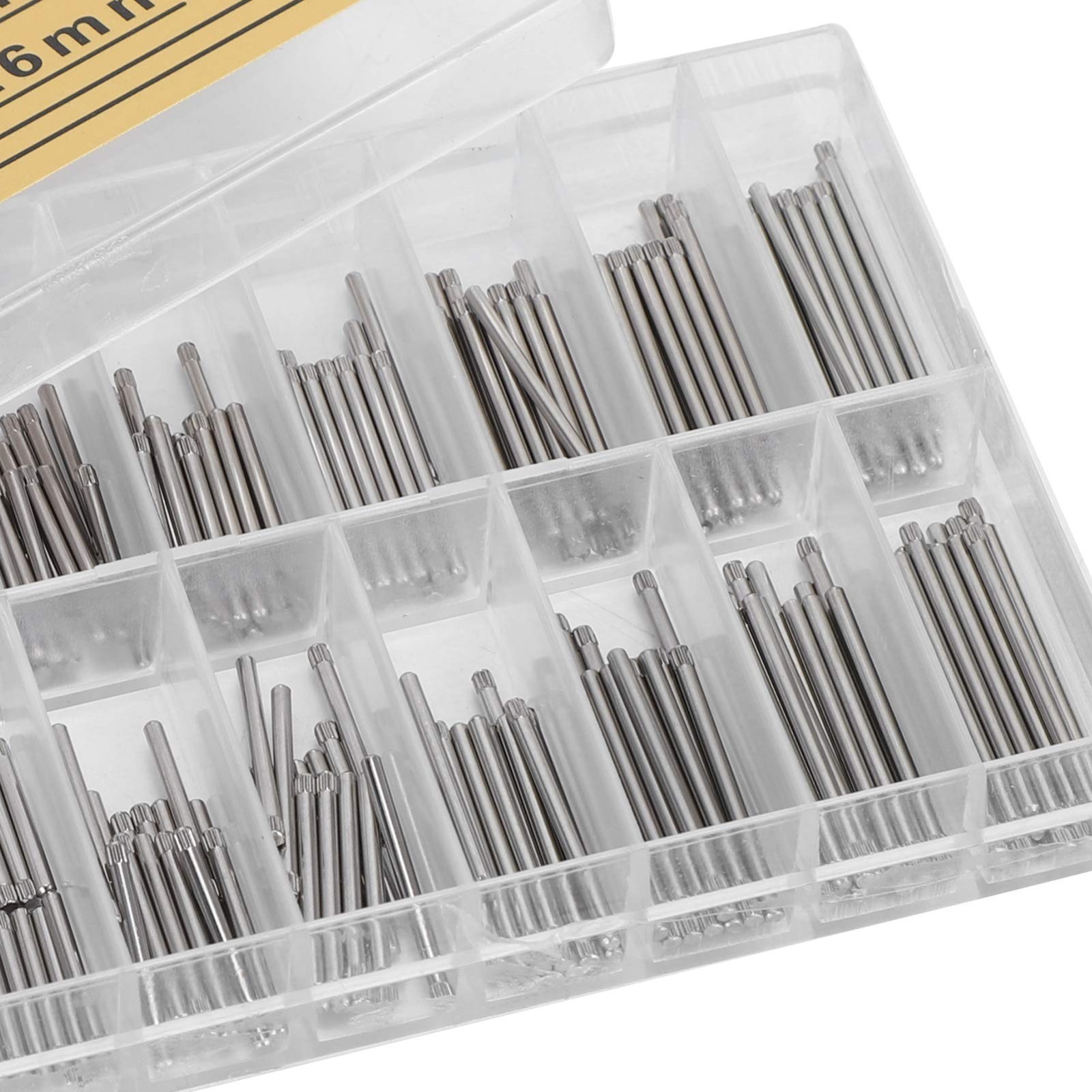 300Pcs Stainless Steel Watch Band Pins & Spring Bars Tools, 1.3-1.4Mm Assortment