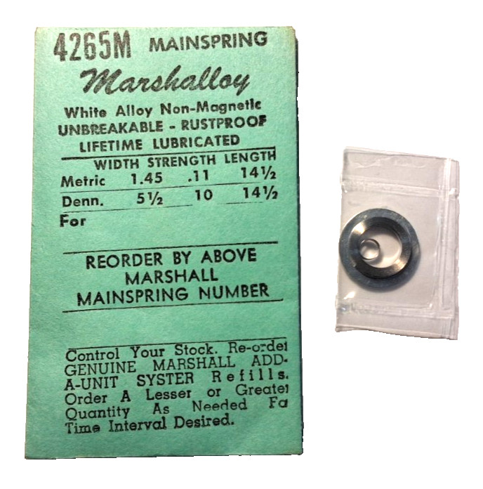 Citizen A Citizen 9810-17/002-15 Cyma 234 Damas 30 TS MAINSPRING watch part
