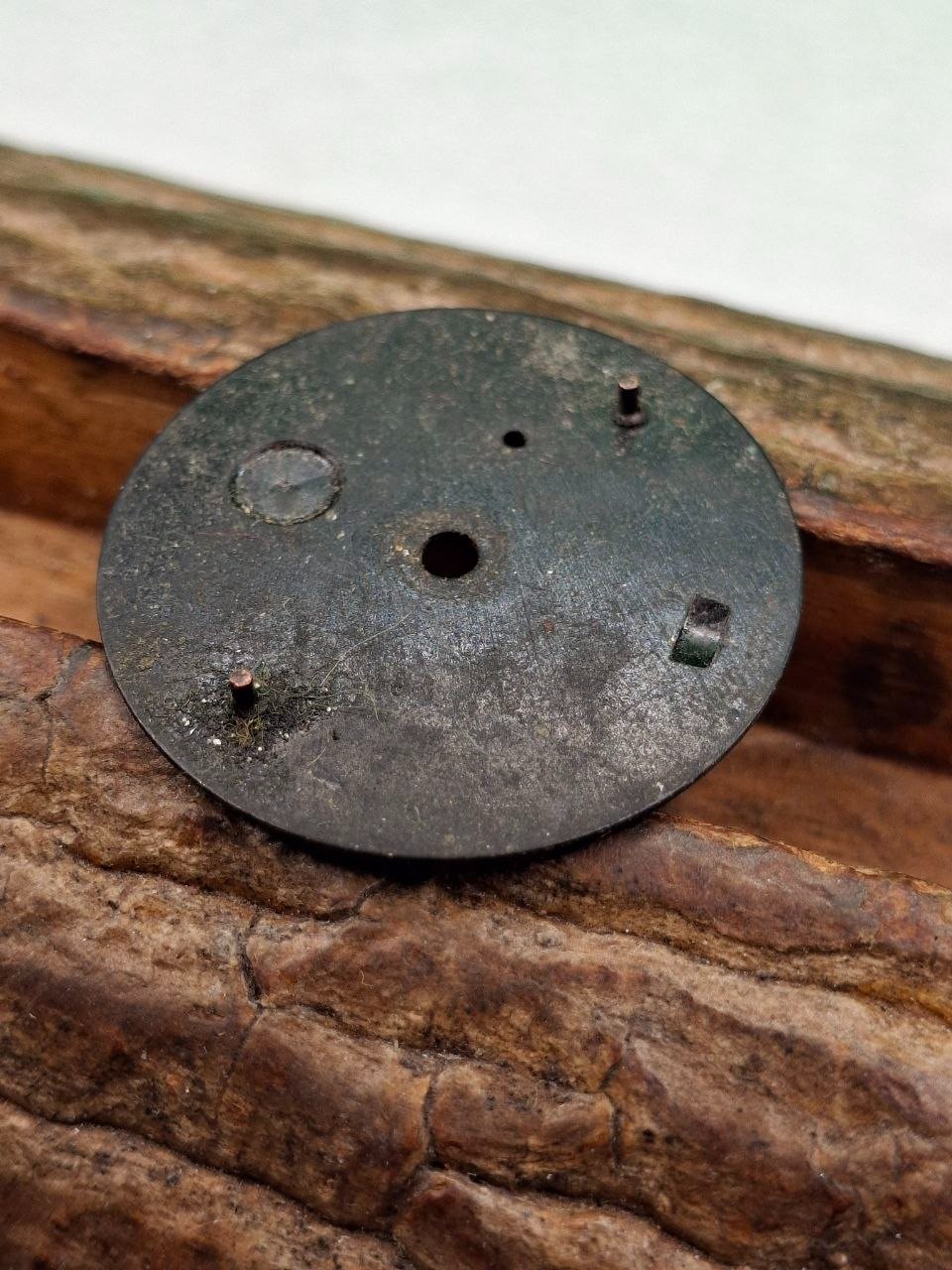 Dial for vintage wristwatch SVET. Made in the USSR.