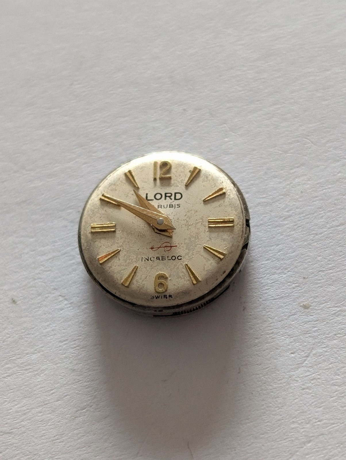 Vintage ETA 2410 Mechanical Watch Movement (Untested)
