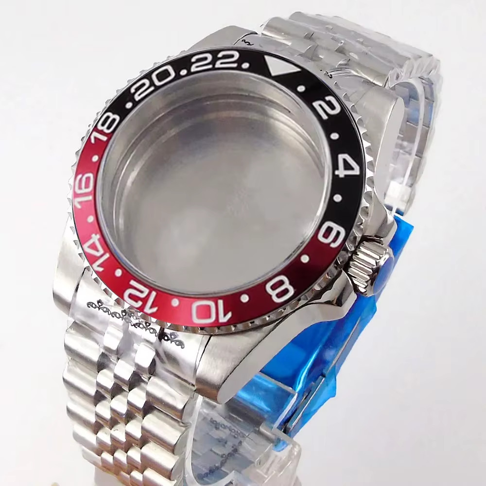 20ATM Dive Case 40Mm Fit NH35 NH36 NH34 GMT ETA 2824 PT5000 Steel Watch Case Jub