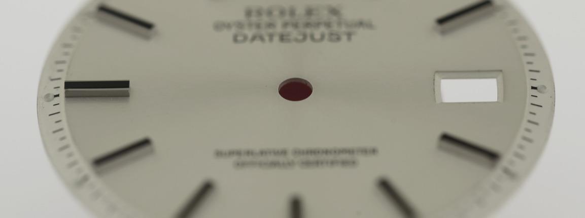 Vintage Men’s Rolex Datejust NQ 1600 1601 1603 Silver Stick Dial SS #A32