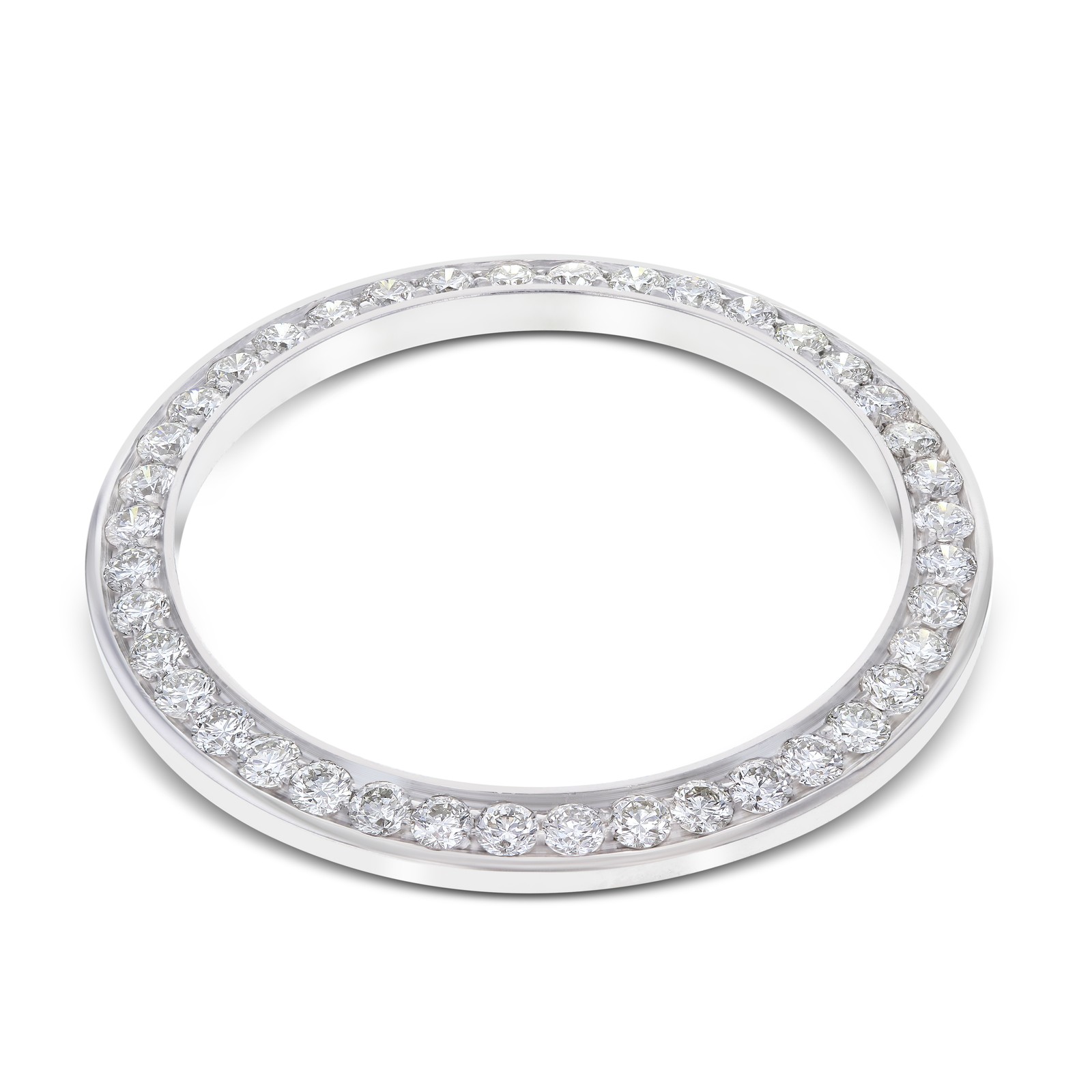 MENS 3CT BEAD SET LAB CREATED DIAMOND BEZEL FOR ROLEX 36MM DATEJUST, PRESIDENT