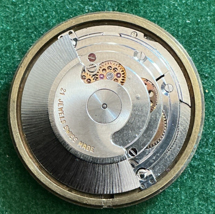 Vintage Men’s Garrard Watch Automatic Face And Movement 21 Jewel Cal 2472 S/r