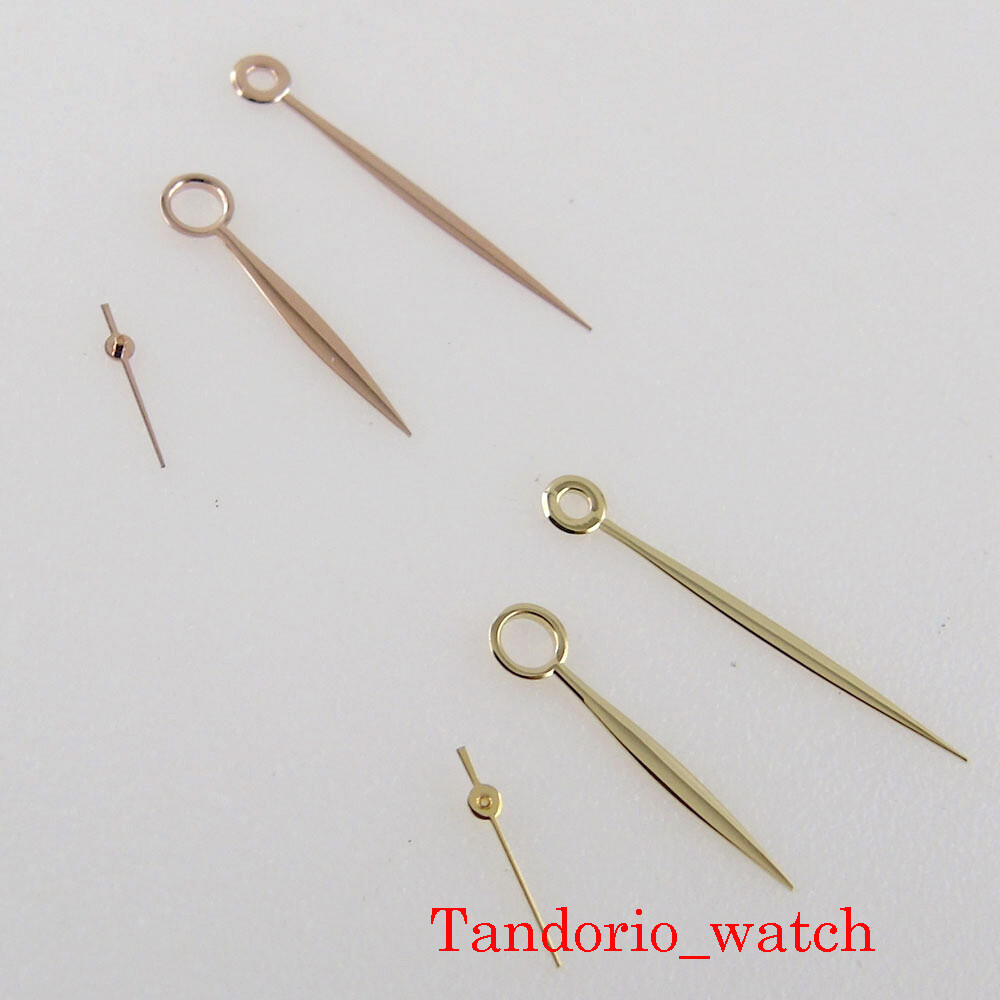 Rose Gold Watch Hand For ETA 6497 6498 Hand Winding Movement High Quality