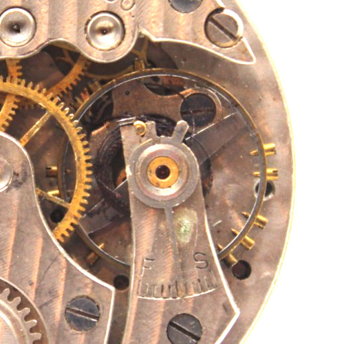 1917 NEW YORK STANDARD POCKET WATCH MOVEMENT BF264682 GRADE: 171 12s 7j (QM2)