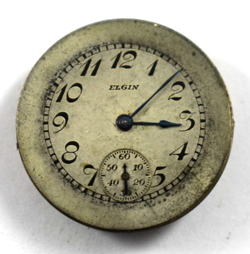Vintage Elgin Grade 430 6/0s 7J Hunting Pocket Watch Movement lot.wj