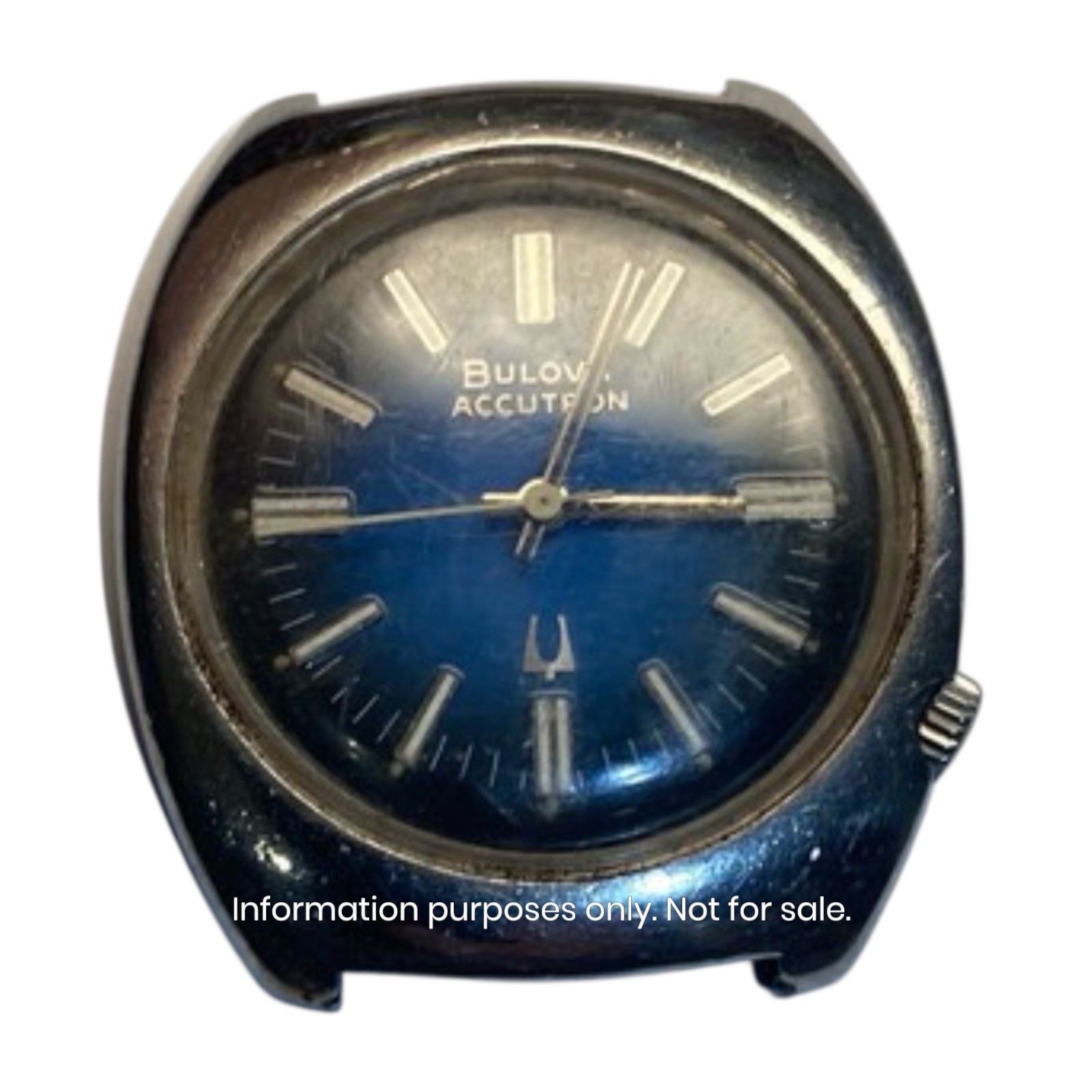 Accutron 2180 Watch Crystal 7495AW White Ring Case 7495 Cal. 2180 31.6mm