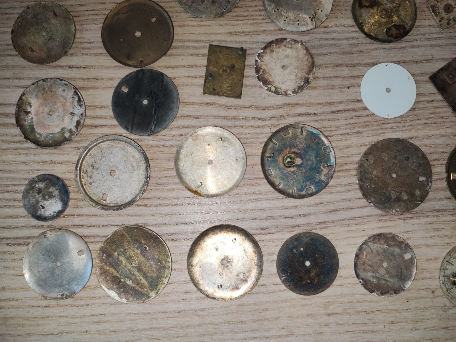 Mix Watch Dial lot random conditions and sizes