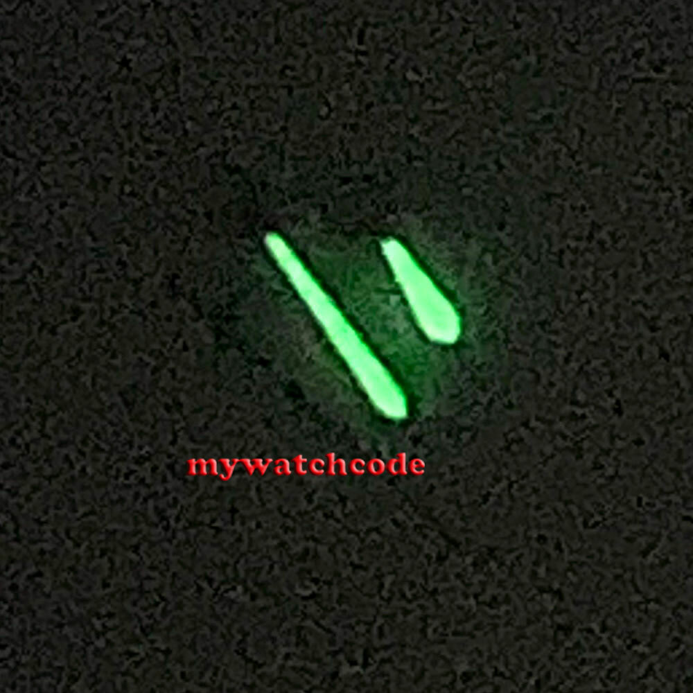 29MM Black Dial Luminous Dial Green marks For Pilot MOD Dial NH35A 2824 movement