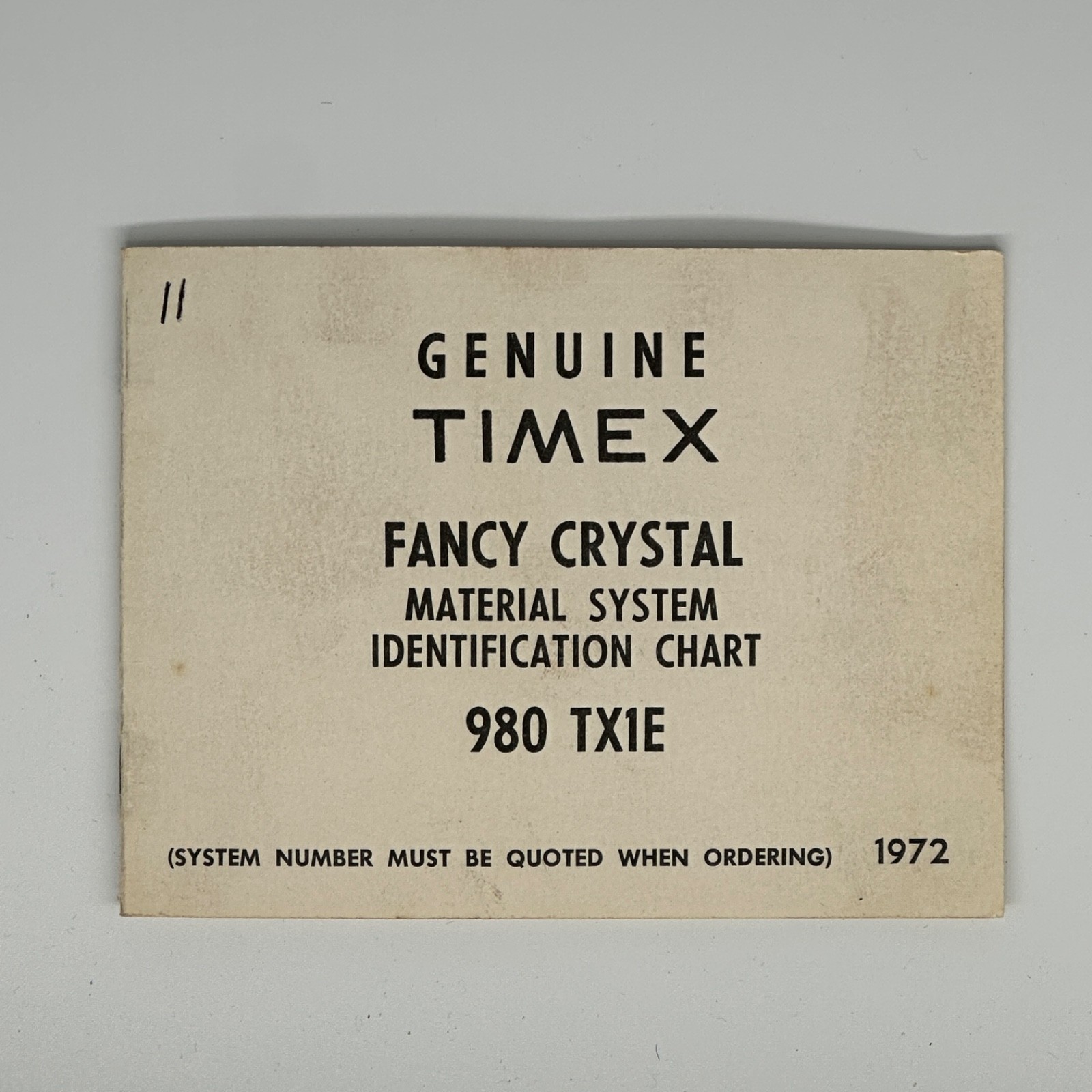 Genuine Timex NOS Fancy Crystal E014 Comp’t 14 Fits 54802365 54802366 54802367