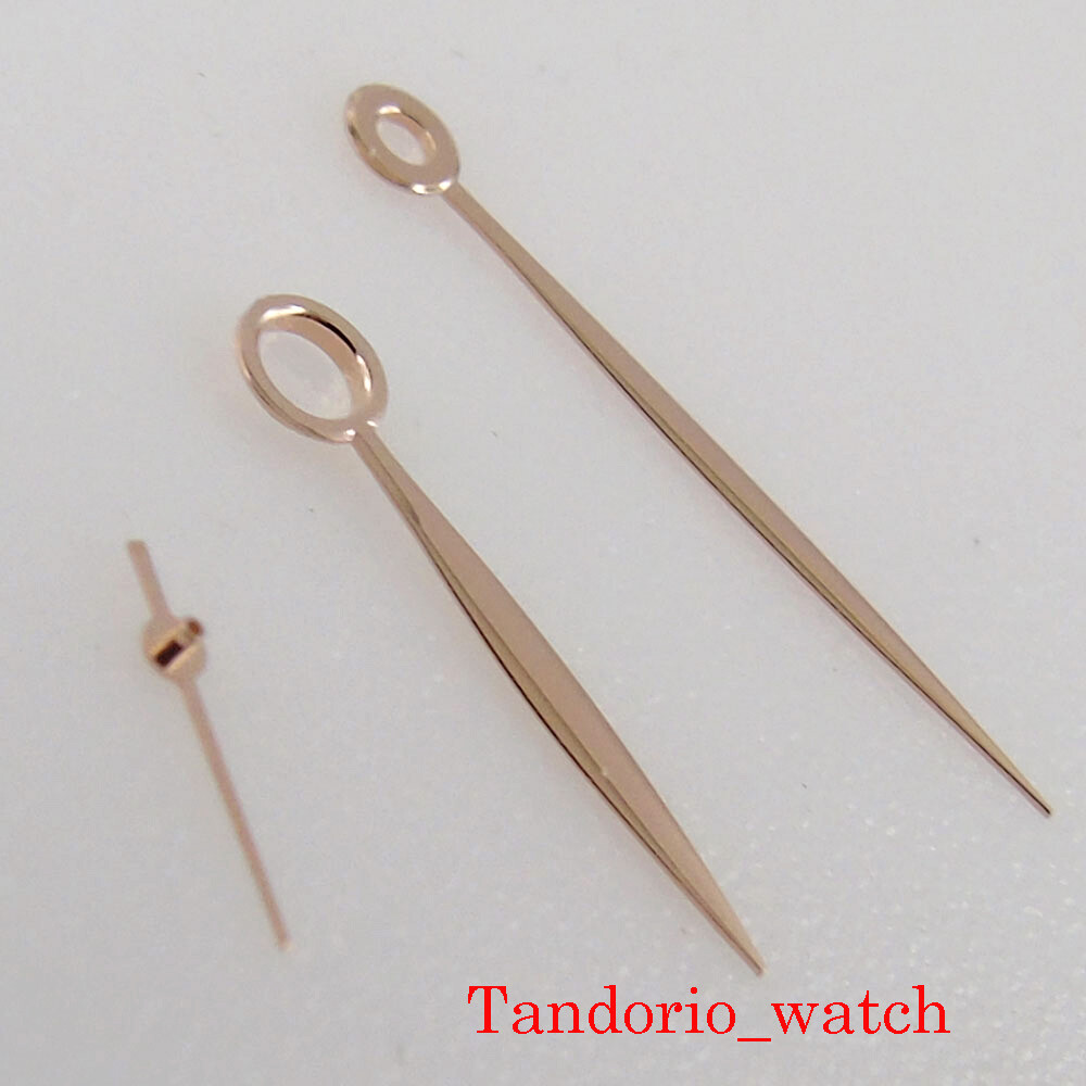 Rose Gold Watch Hand For ETA 6497 6498 Hand Winding Movement High Quality