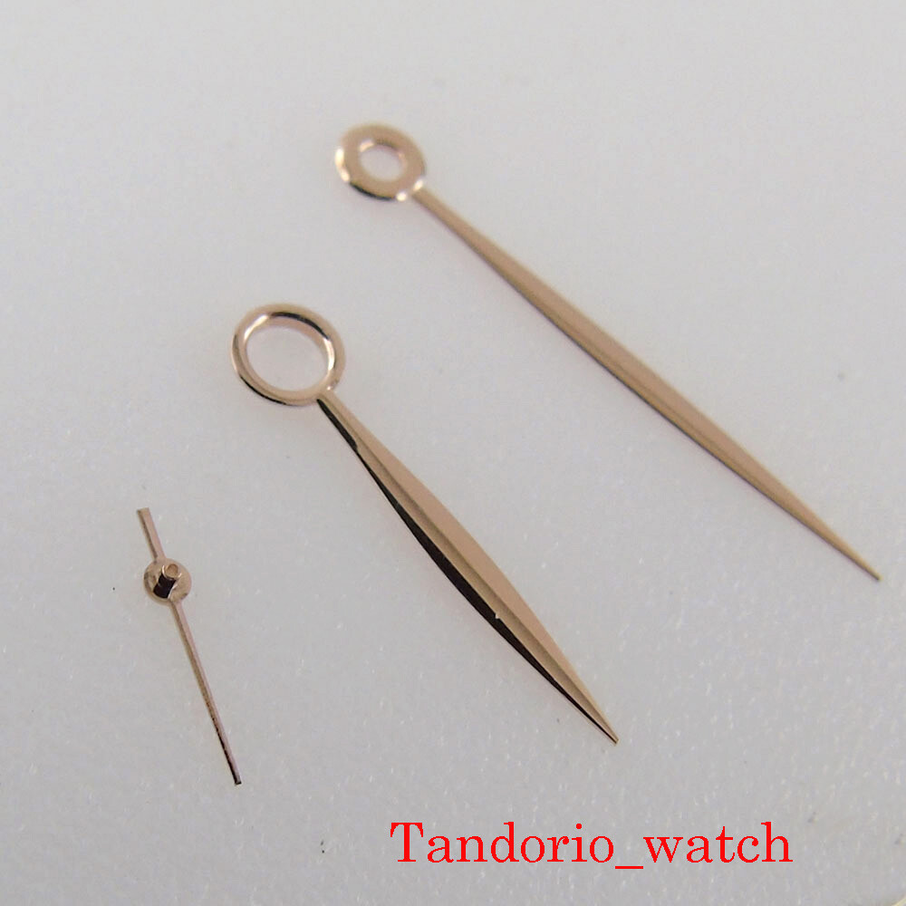 Rose Gold Watch Hand For ETA 6497 6498 Hand Winding Movement High Quality