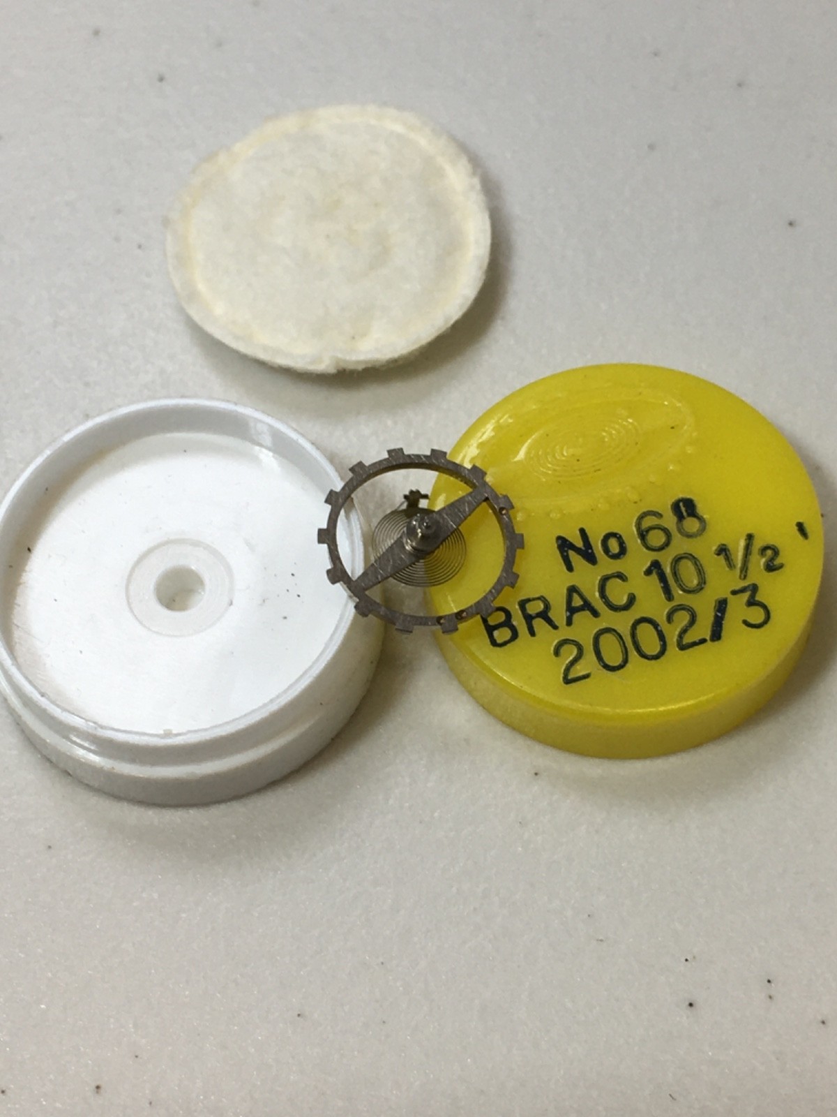 Brac 2002/3 Balance Complete Wrist Watch Part #721 New Old Stock