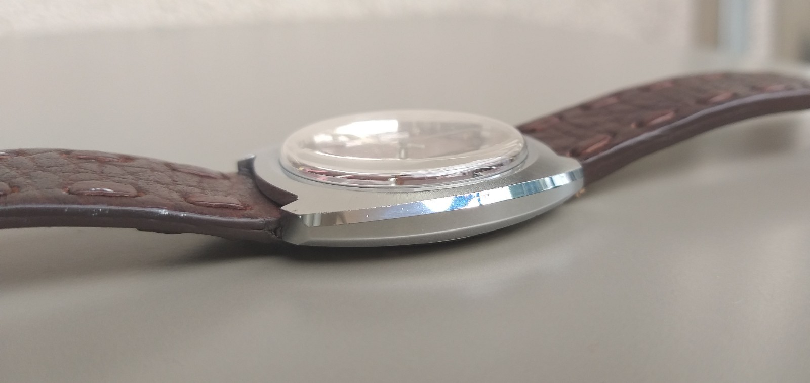 Peseux 7050 FHF 251 Project Watch 37mm Swiss Case and Dial Vintage 1970’s NOS