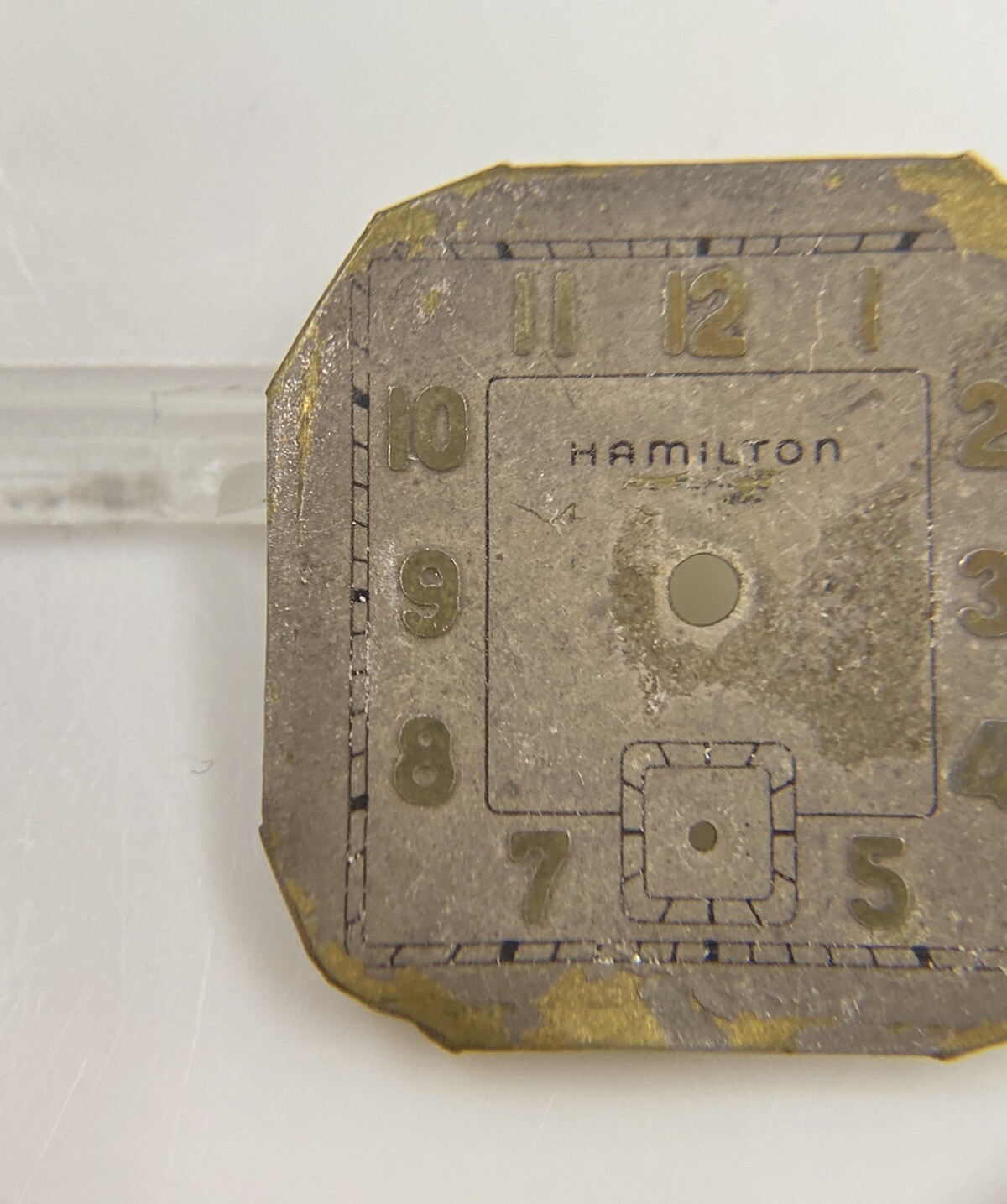 Original Vintage Hamilton Caliber 987F Dial