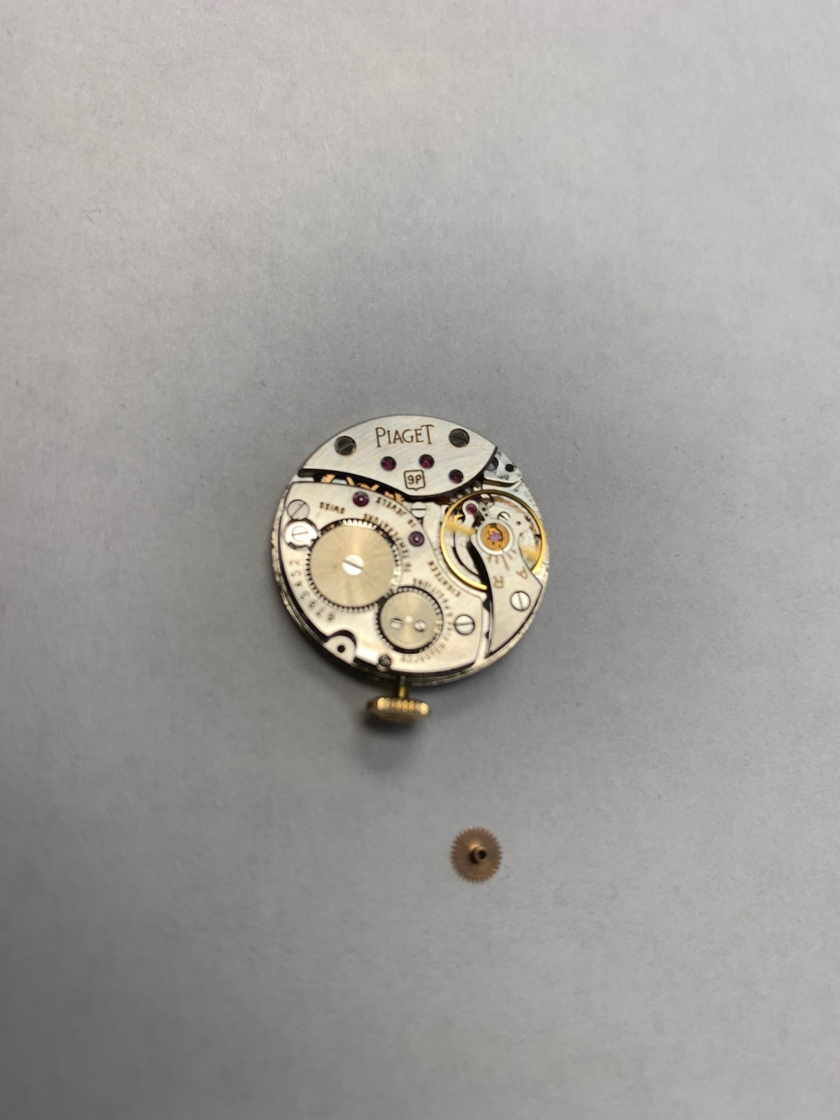 Authentic hand wind Piaget Watch Movement Cal. 9P