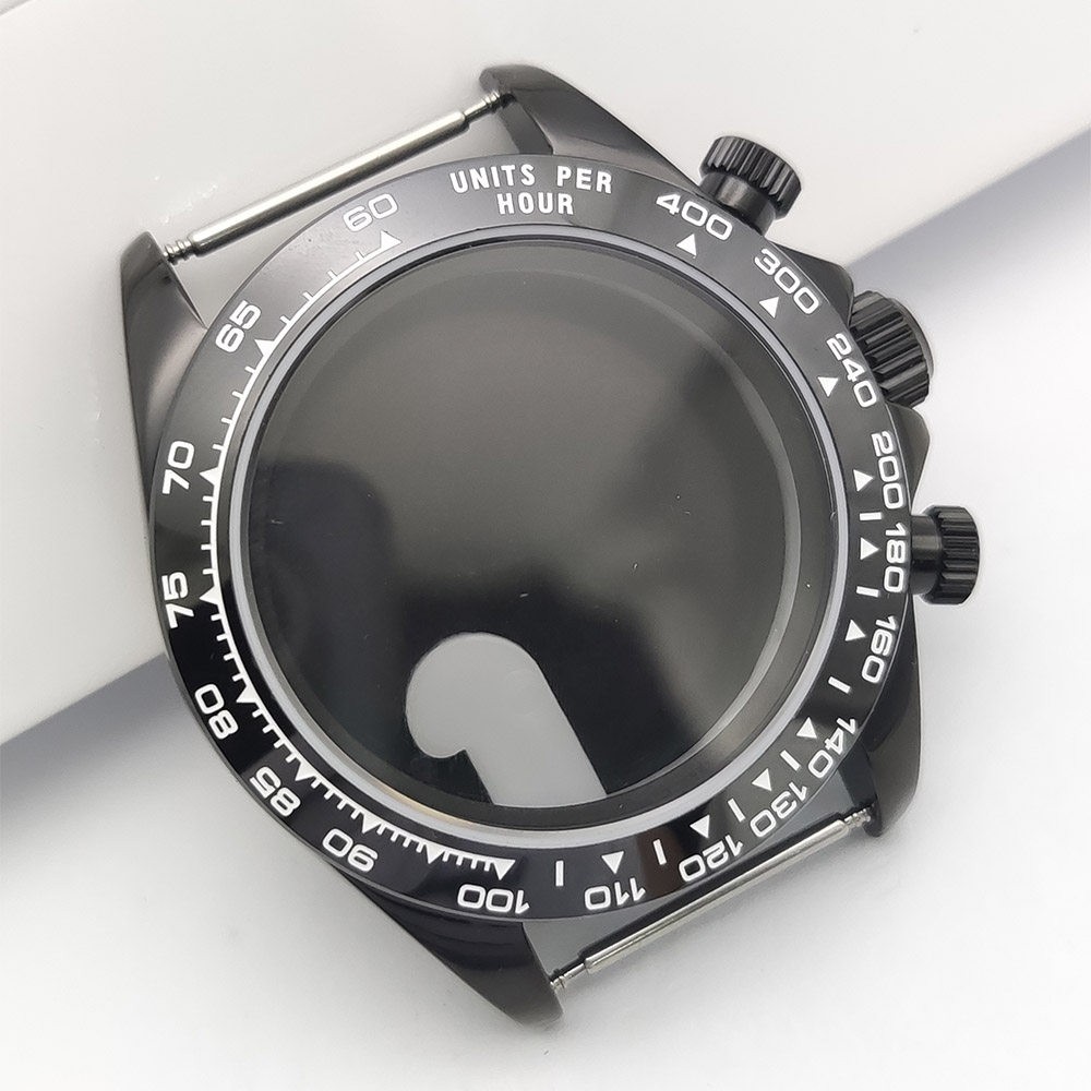 Luxury Diamond Watch Case For VK63/VK64 Movement Stainless Steel Mod Kit