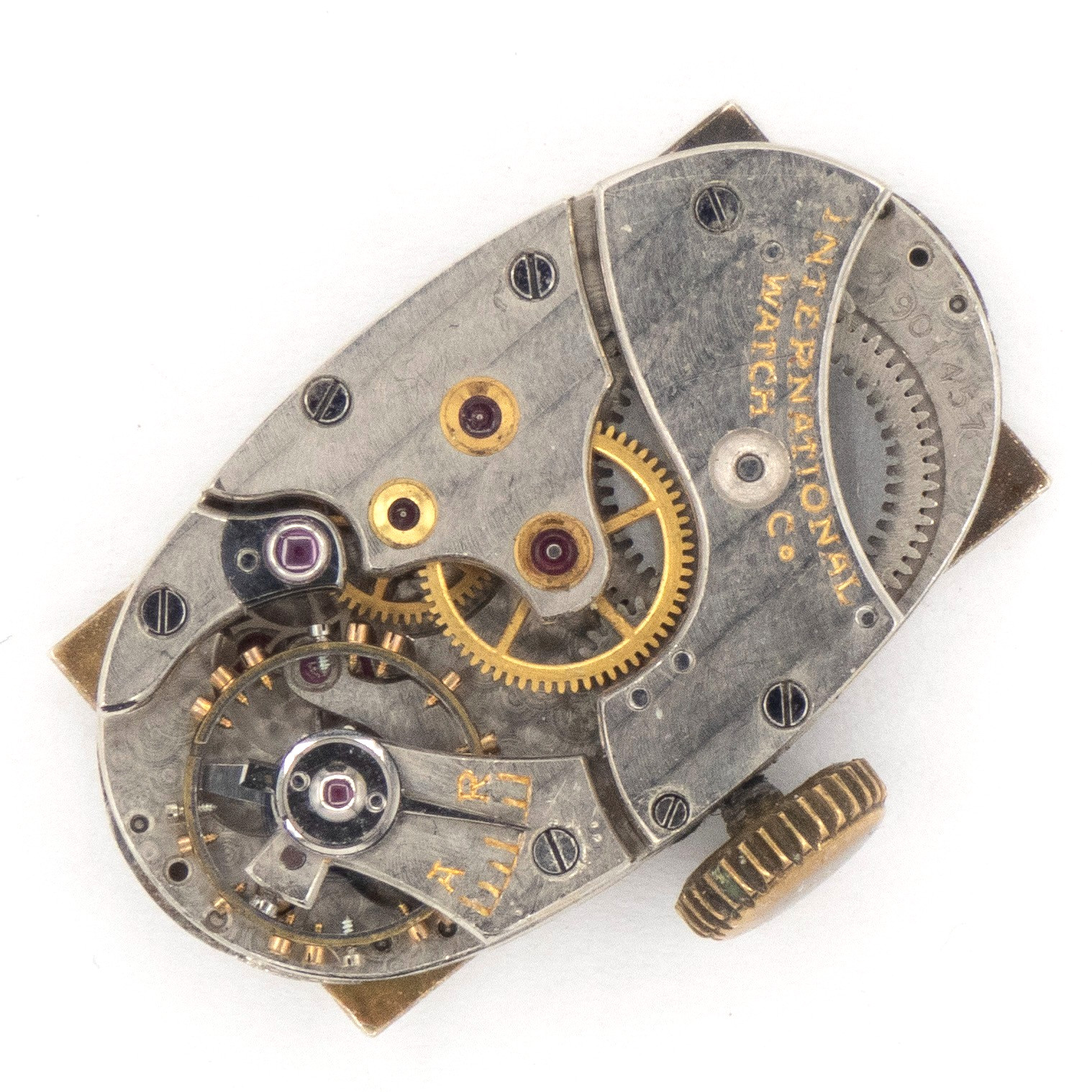 Vintage International Watch Co. IWC 12.4 x 22 x 4.2 mm Wristwatch Movement