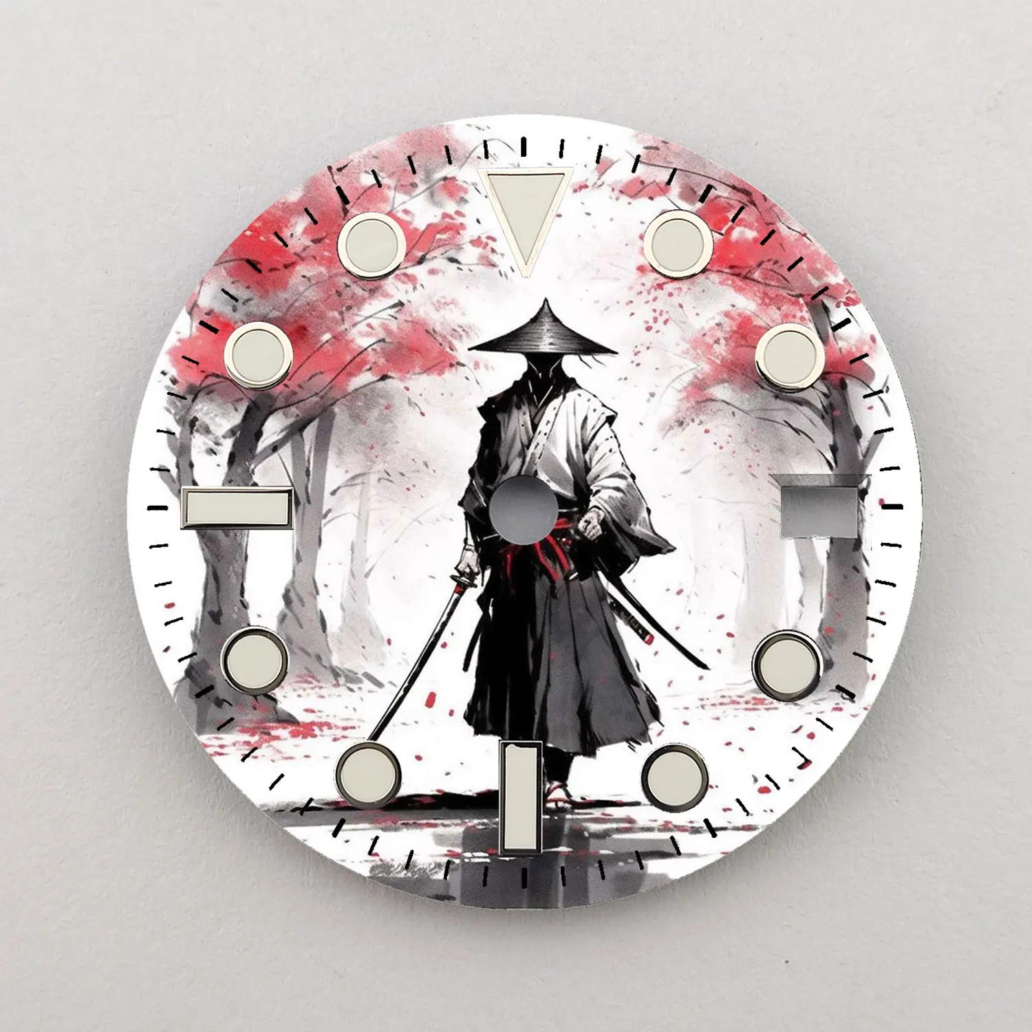 28.5mm Watch Dial Creative Color Print Design For NH35 NH36 Movement Parts