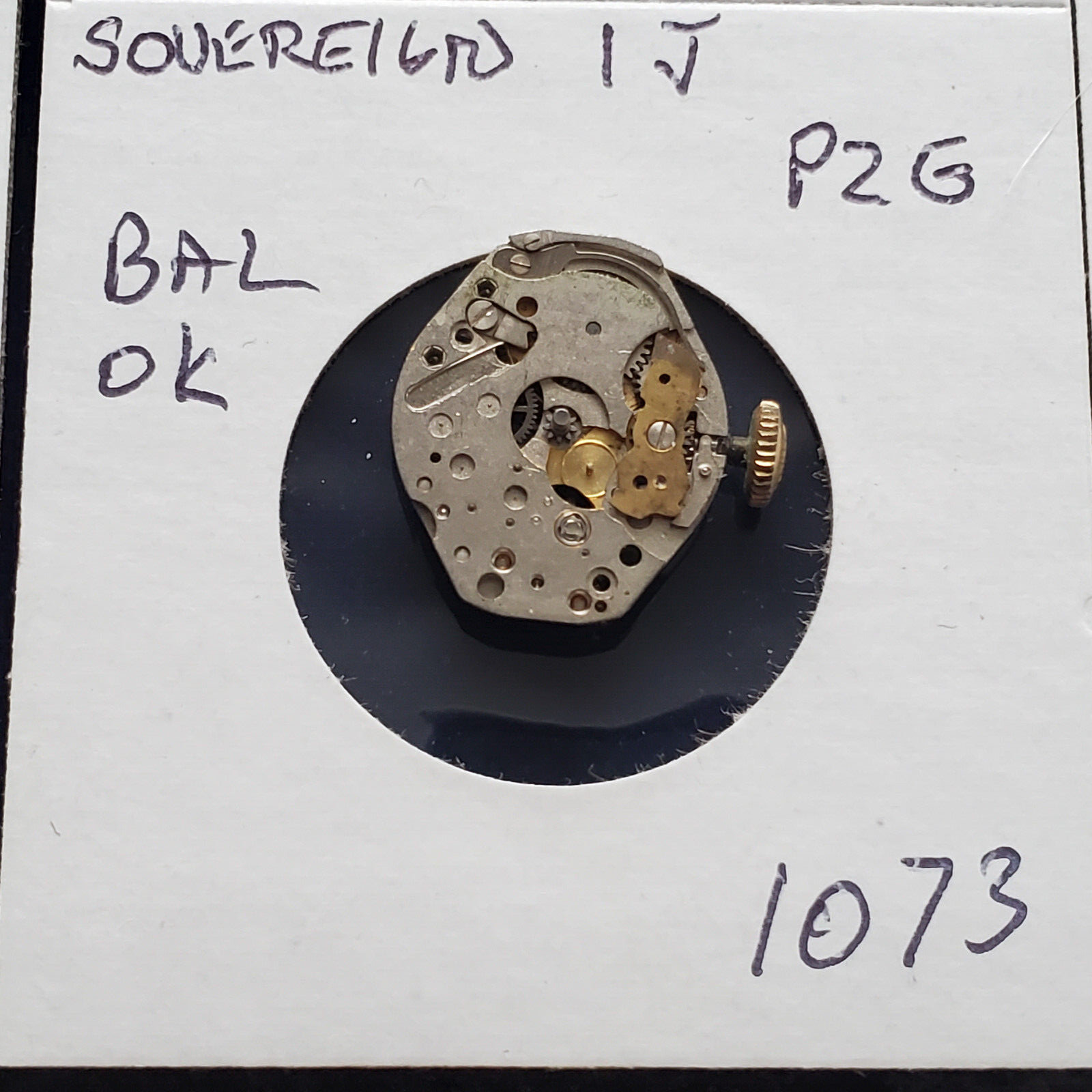 LADIES SOVEREIGN 1J P2G WRIST WATCH MOVEMENT #1073
