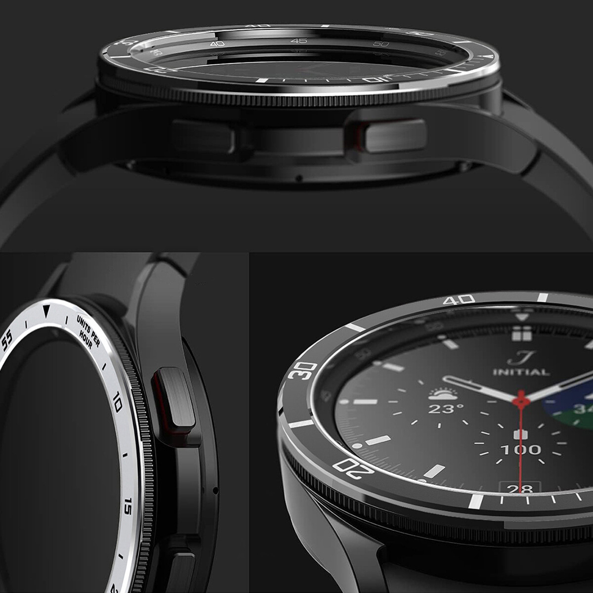 For Samsung Galaxy Watch 6 Classic 43mm 47mm Case Inner Bezel Styling Ring Cover