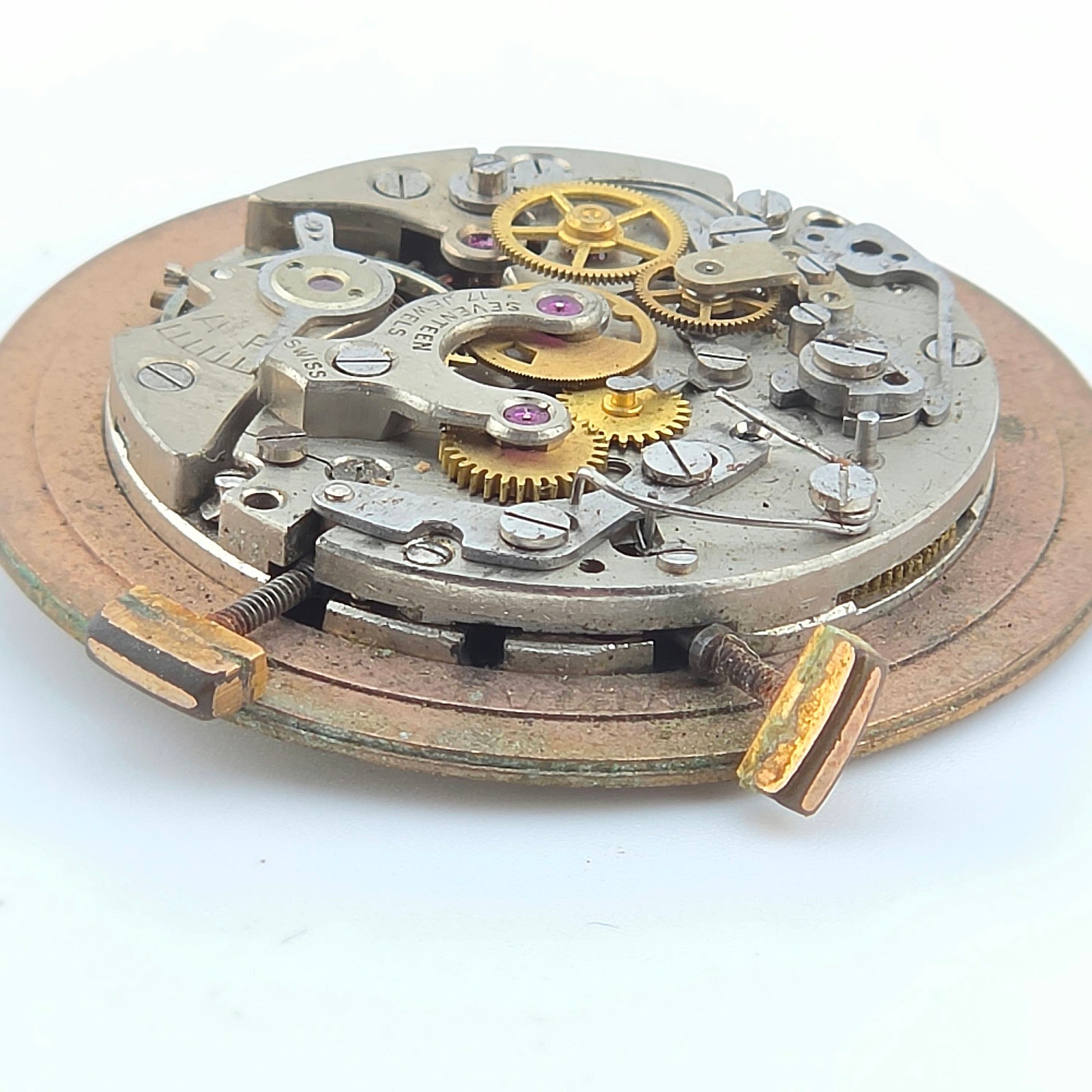 LEMANIA 1270 CHRONOGRAPH MOVEMENT WITH DIAL HANDS AND PUSHERS