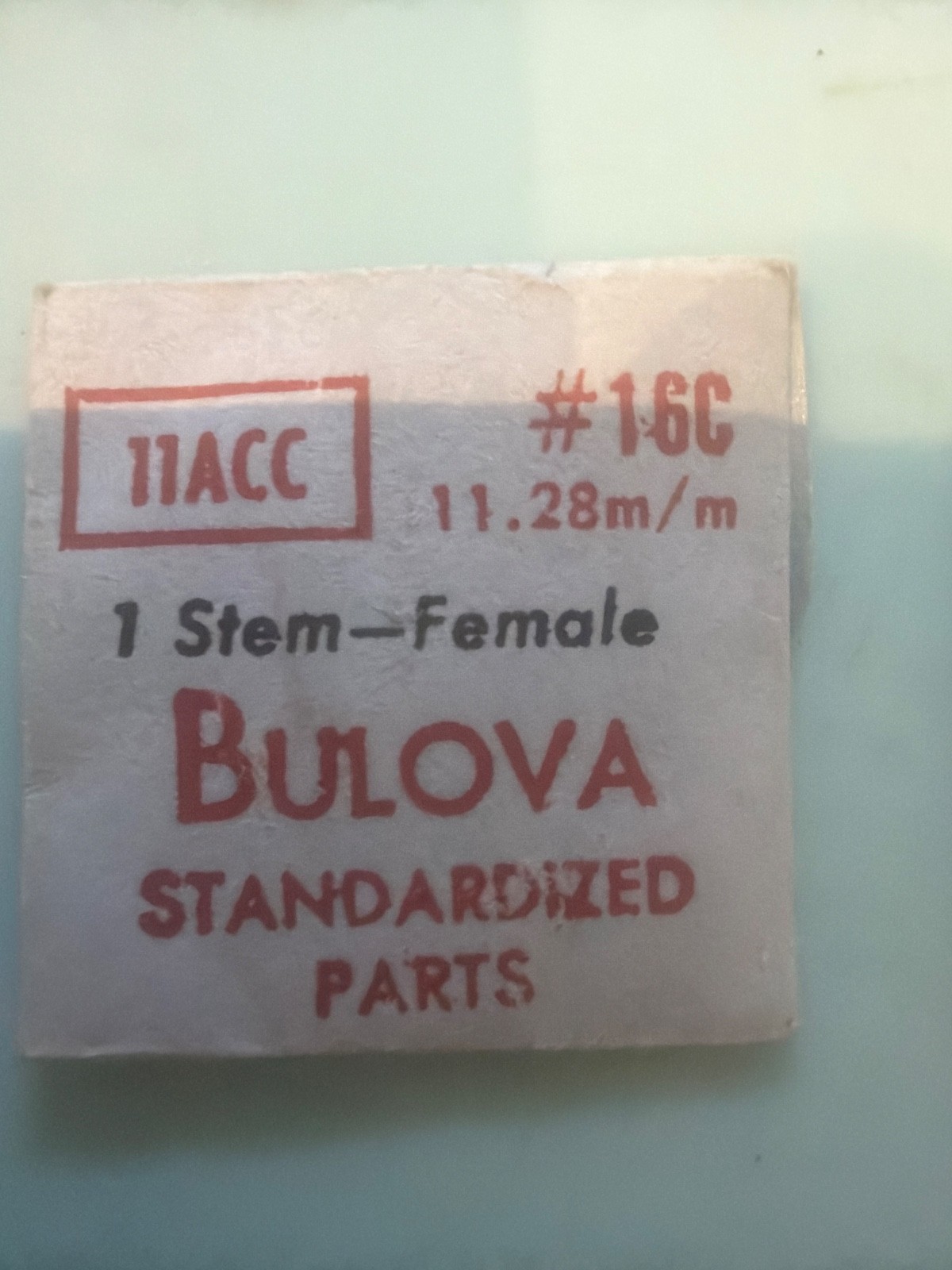 Bulova #16A #16B #16C # 16W – Winding Stem Various Calibers Factory Sealed – NOS