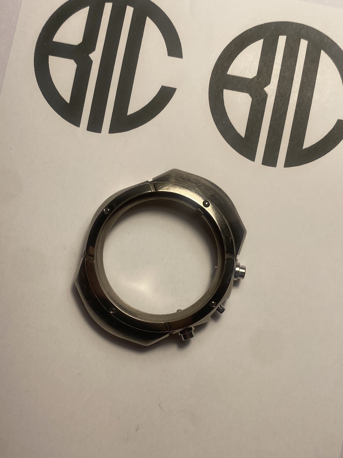 Seiko 7T62-0A80 Used Case Pushers Chapter Ring And Crystal Retaining Gasket