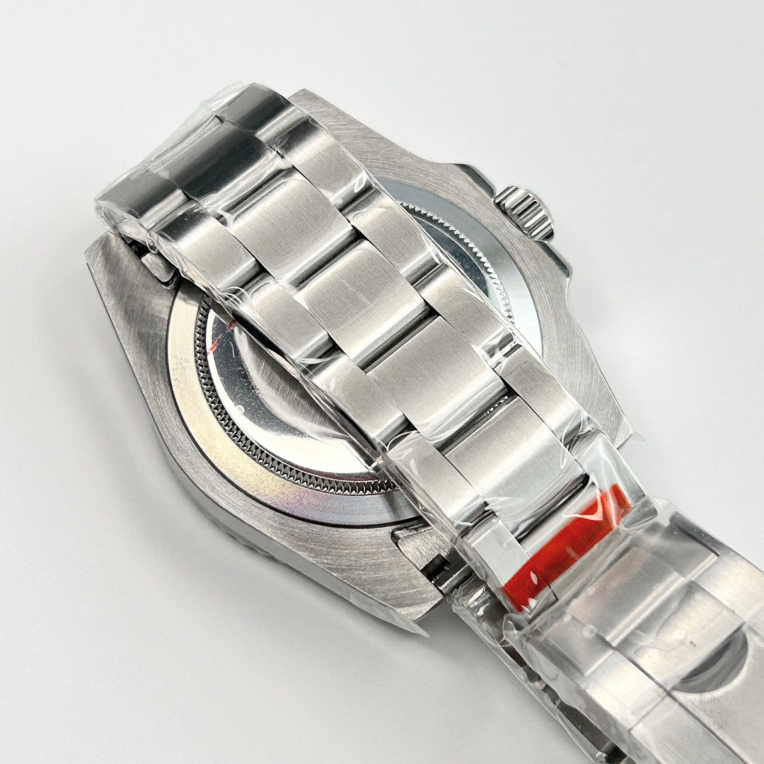 Silver 40mm Watch Steel 24 Hour Batman Dive Case For NH34 NH35 NH36 Mod Parts