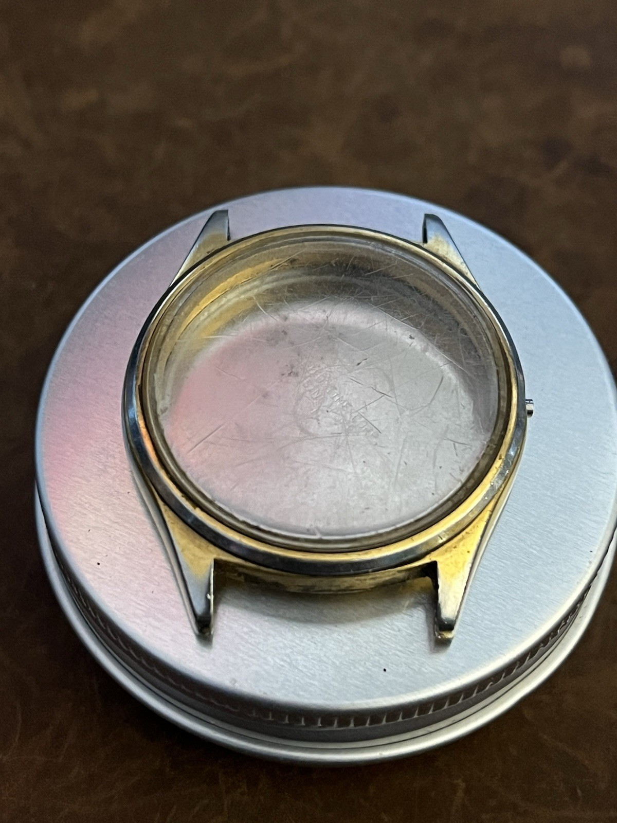 Seiko 7N43-8A39 Case W/ Crystal & Caseback. Preowned, For Parts.