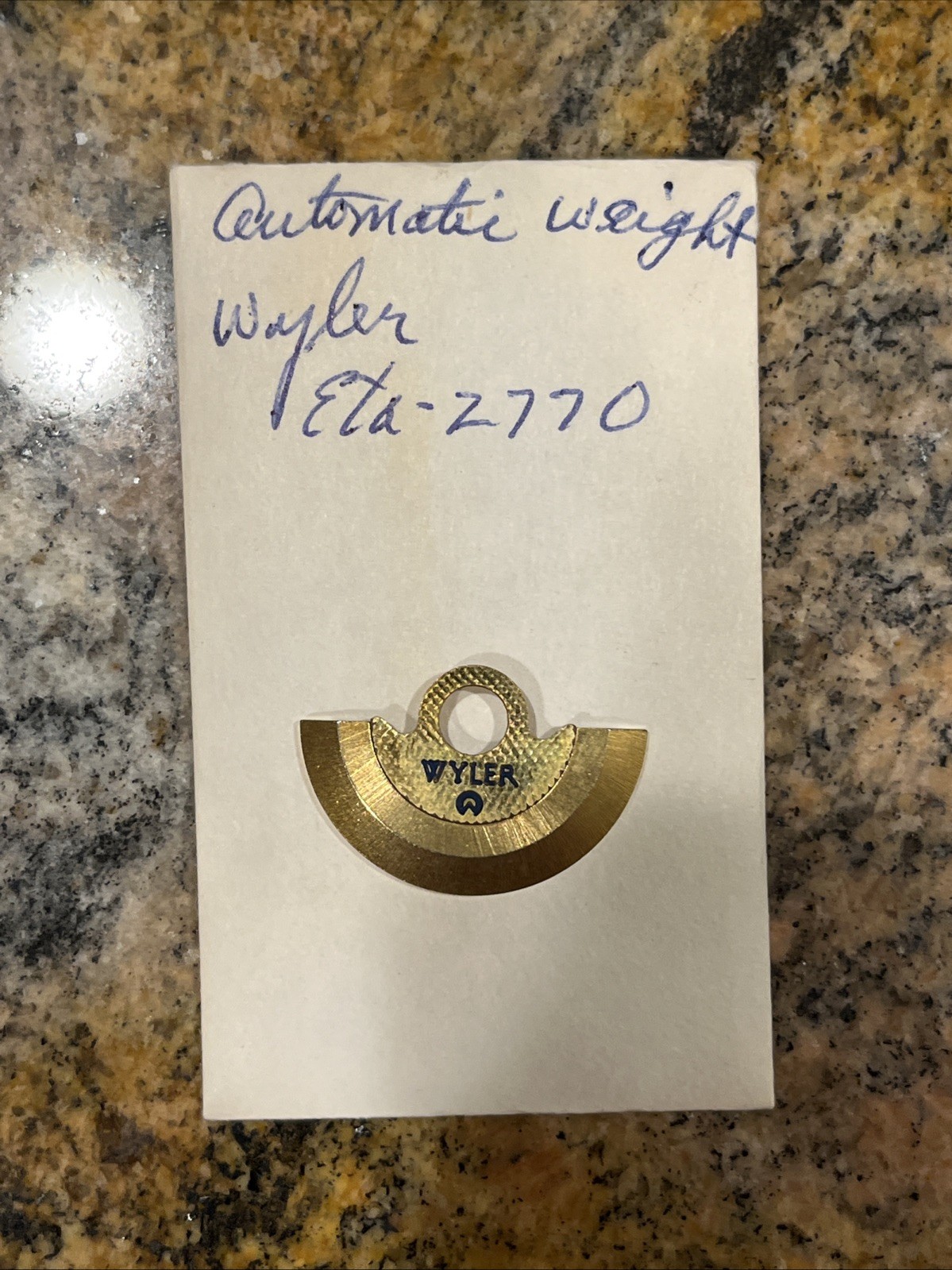 Wyler Eta 2770 Automatic Weight Rotor