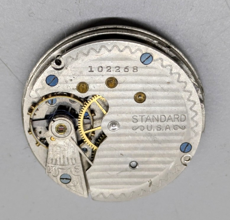 ☑️NEW YORK STANDARD USA WATCH COMPANY 102268 GRADE Excelsior Chronogrph Est 1912
