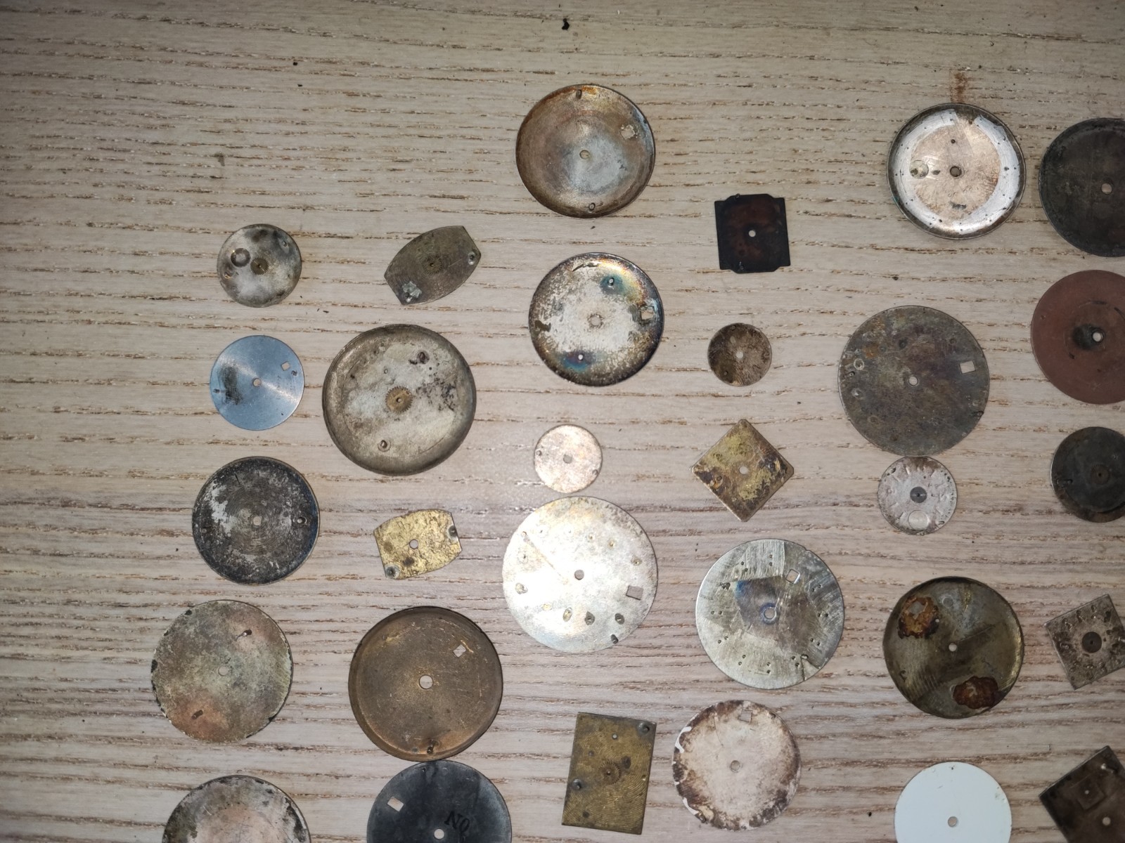 Mix Watch Dial lot random conditions and sizes