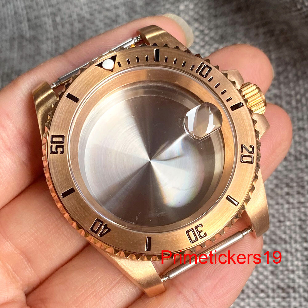 40mm Cusn8 Bronze 200M Dive Watch Case Sapphire Fit NH35 NH36 ETA2824 PT5000