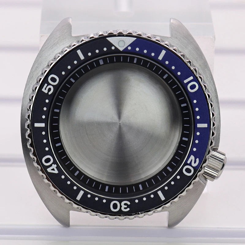 45mm Men’s Watch Case With Chapter Ring For Mod Abalone NH35 NH36 NH34/38 4R36