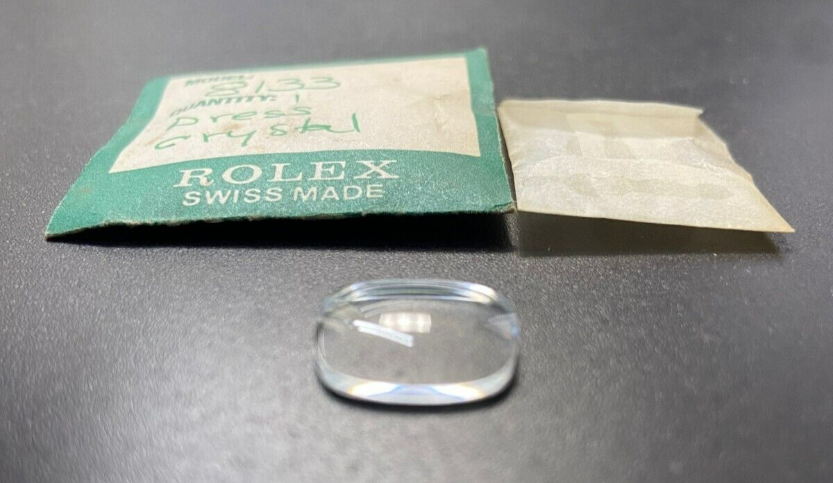 Rolex Watch Part #8133 1-Dress Crystal sold as-is NOS