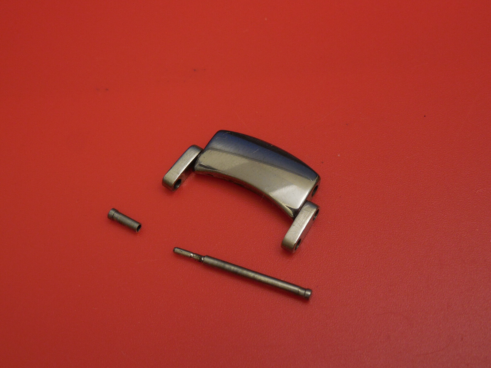 GENUINE RADO LA COUPOLE 18MM CERAMIC SILVER LINK FOR DEPLOYMENT BAND BRACELET