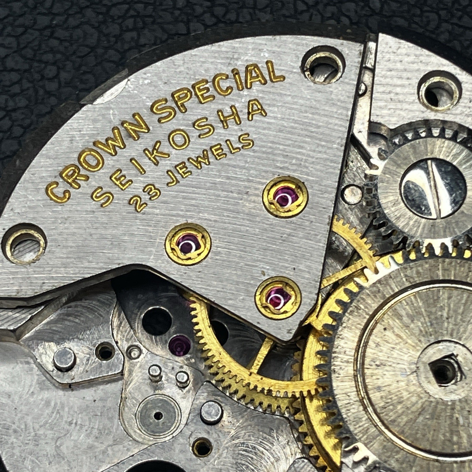 Seiko Crown Special 23J Movement Part Lot Donor Repair Original Vintage SEIKOSHA