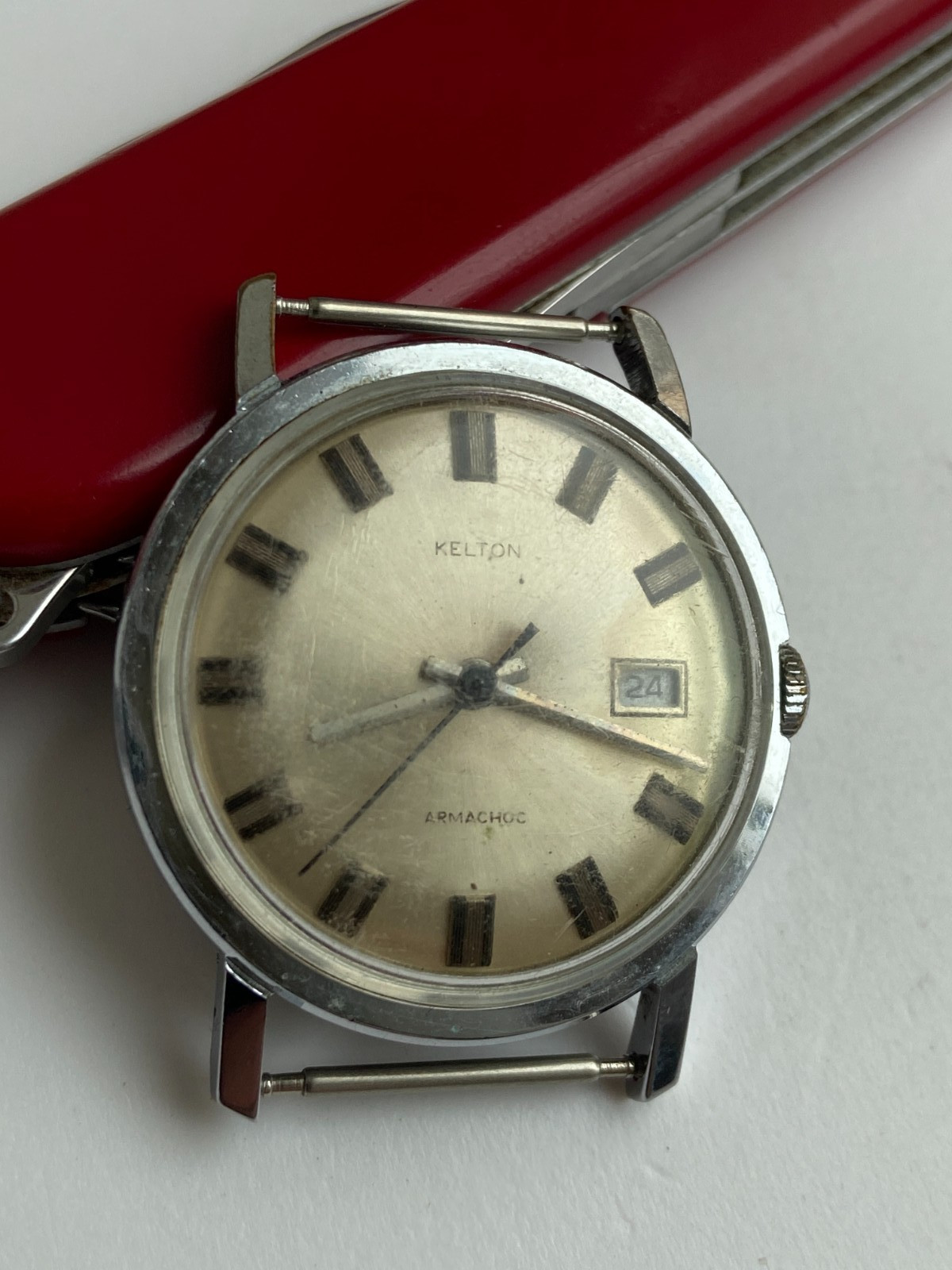 VINTAGE MEN WRIST WATCH SALE FOR PARTS TIMEX KELTON 1973 GREAT BRITAIN