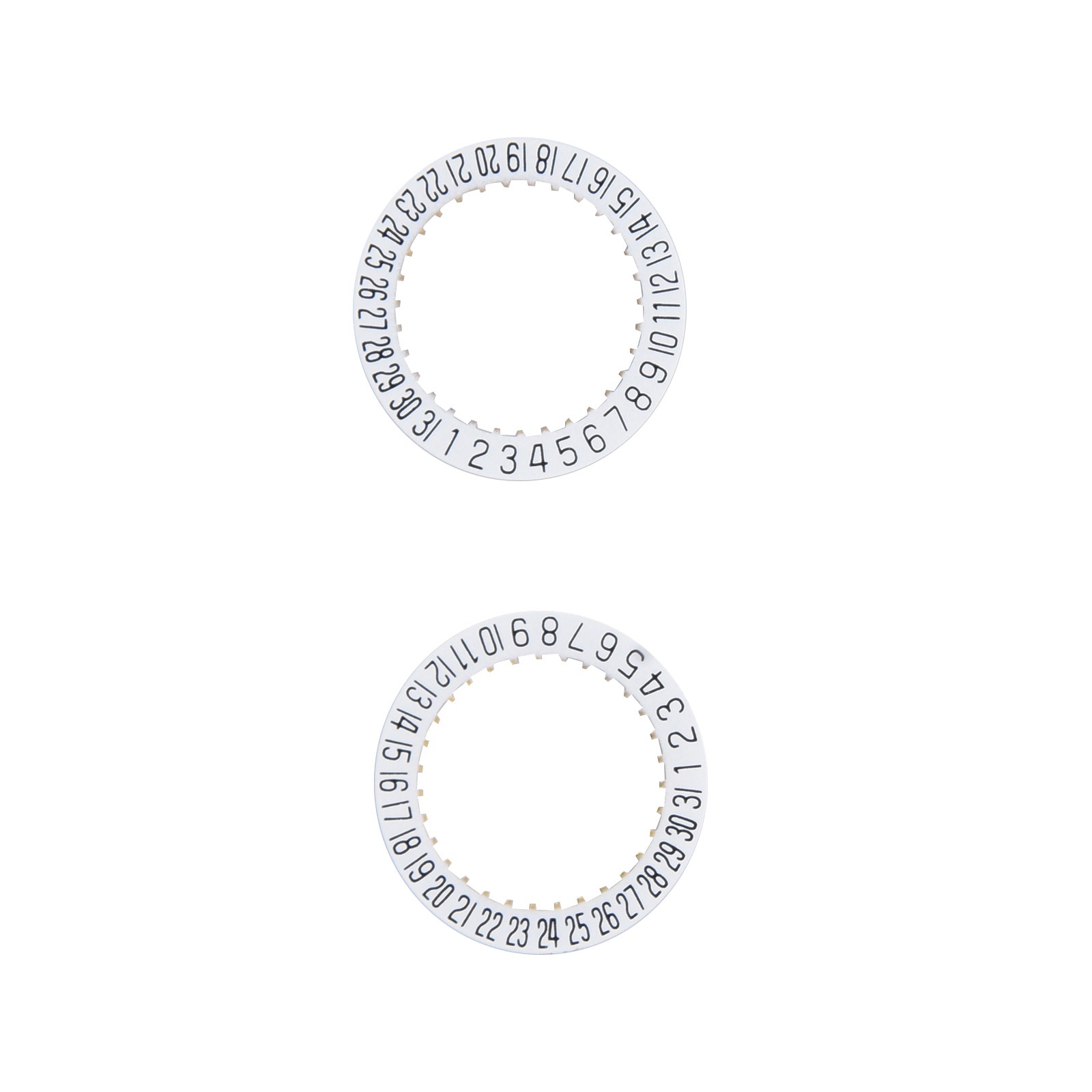 2Pack Date IndicatorDisc Wheel Plate 2557 H6 For ETA 2804-2 2824-2 2892A2 G