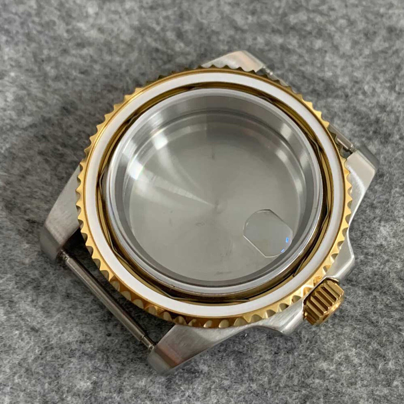 40MM Glass Watch Case Stainless Steel Case Watch for NH35/NH36 Watch Movement