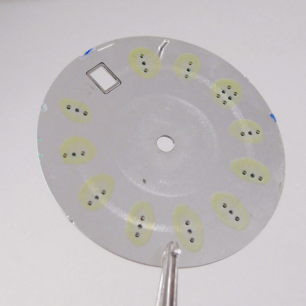 luminous 29mm Black no logo watch dial for NH35A MIYOTA2824 PT5000 Movement