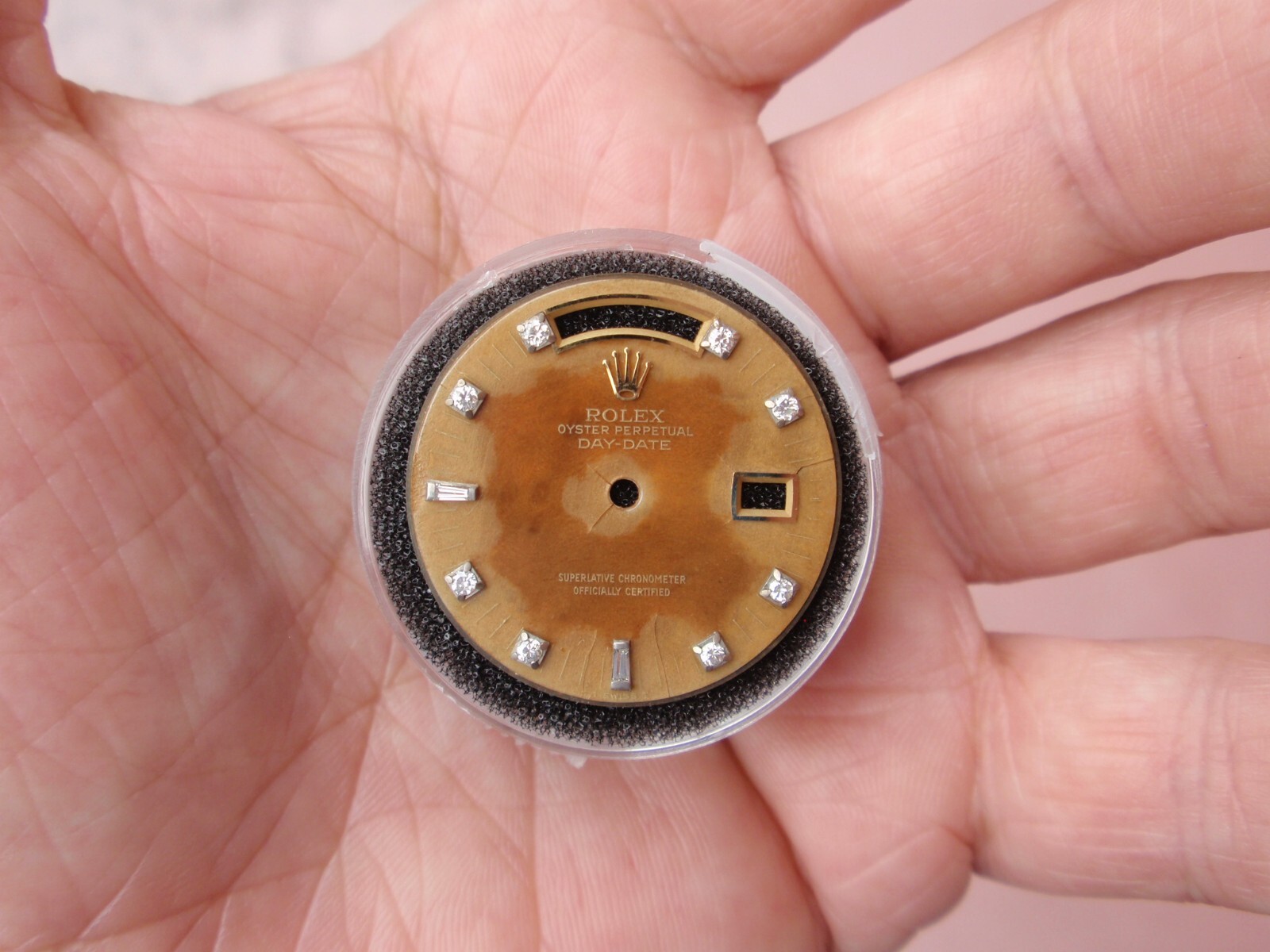 Authentic Rolex Wood Diamond Dial for Day Date President 18038 18238 18078 18248